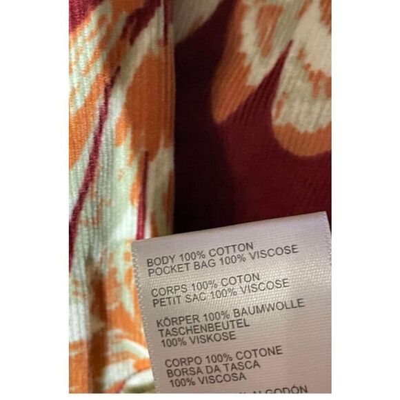 Free People Shasta Printed Cord One Piece Size M - Picture 6 of 8